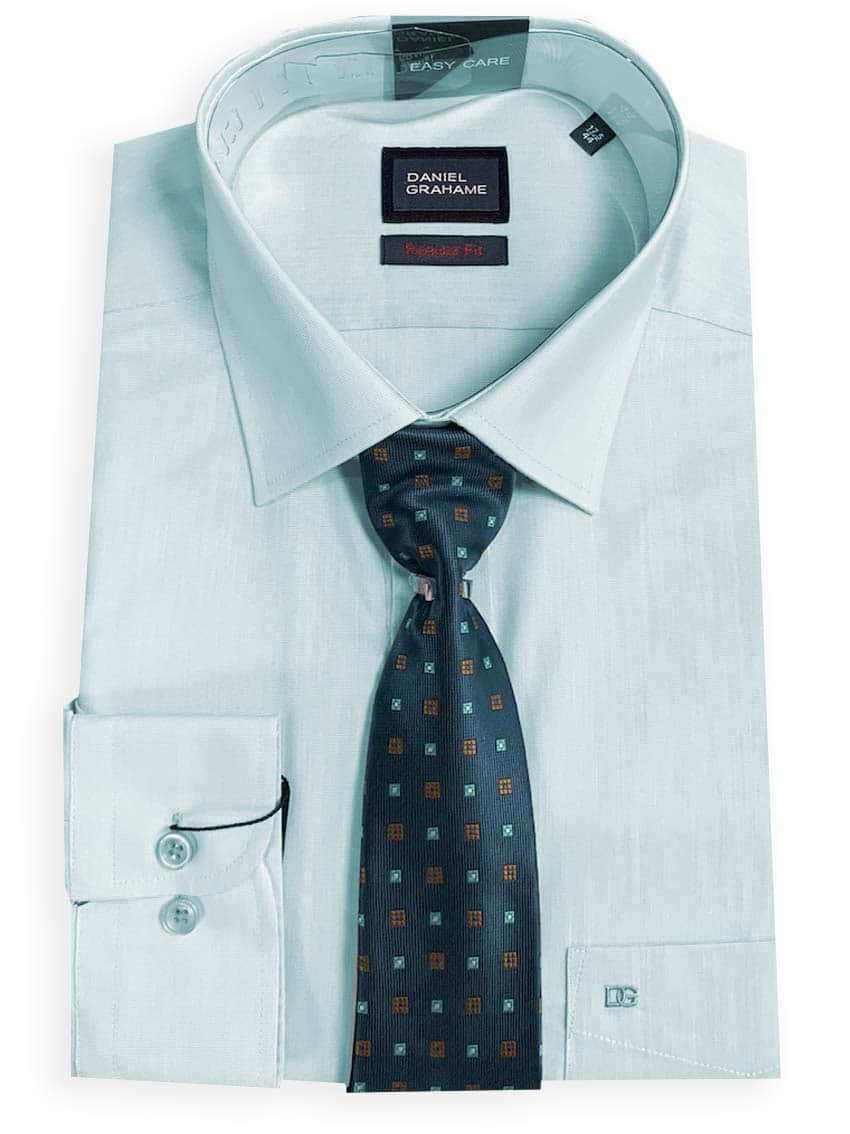 Daniel Grahame Shirt Tie Set Gordon Regular Fit 15663T-21