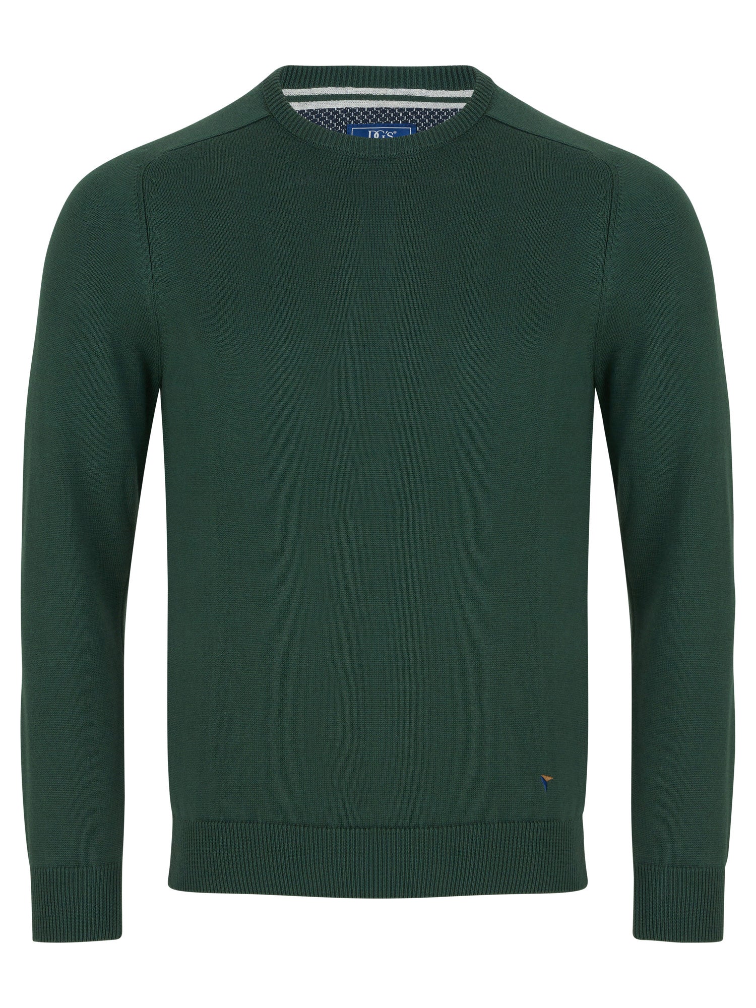 Bottle green crew neck jumper best sale