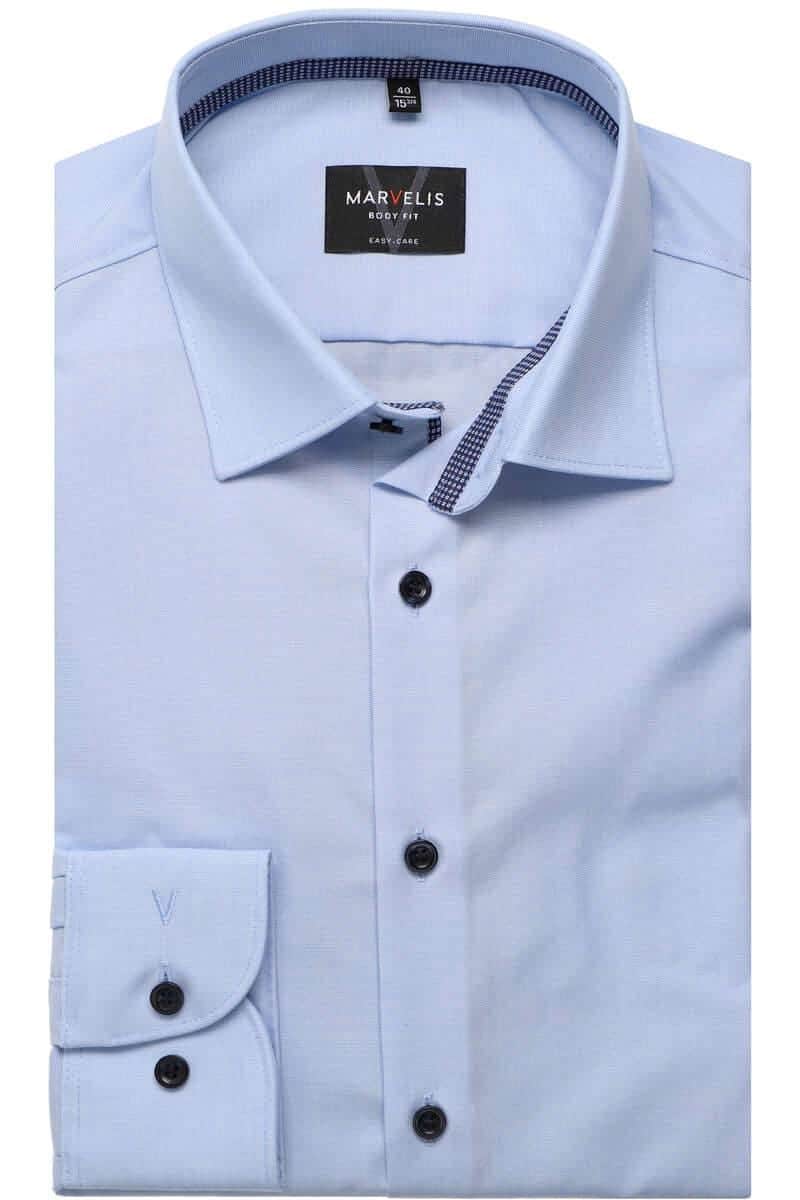 Marvelis Men's Body Fit (Slim Fit) Dress Shirt 7502/54/13