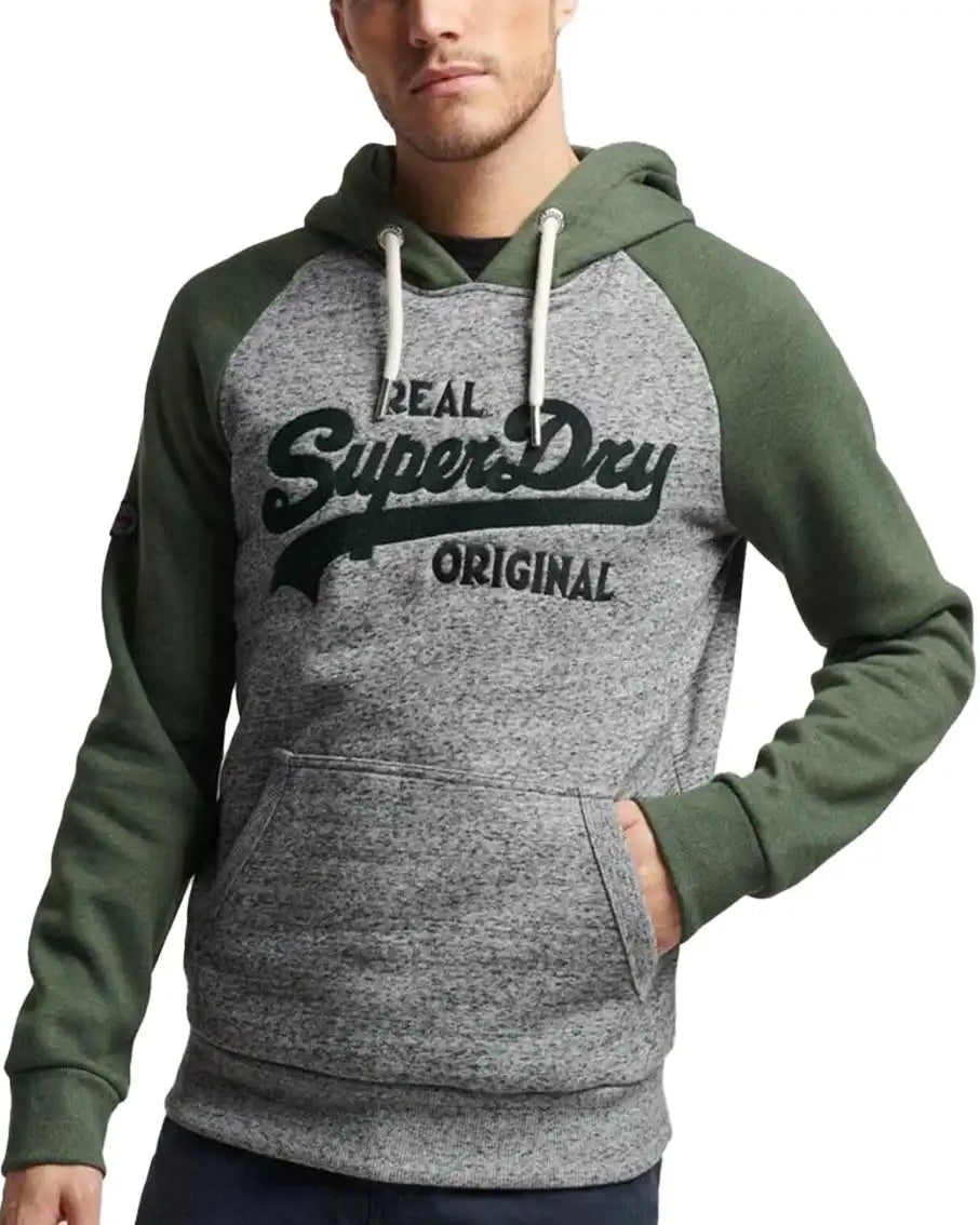 Athletica Due V Sweat Hoody Men - Green