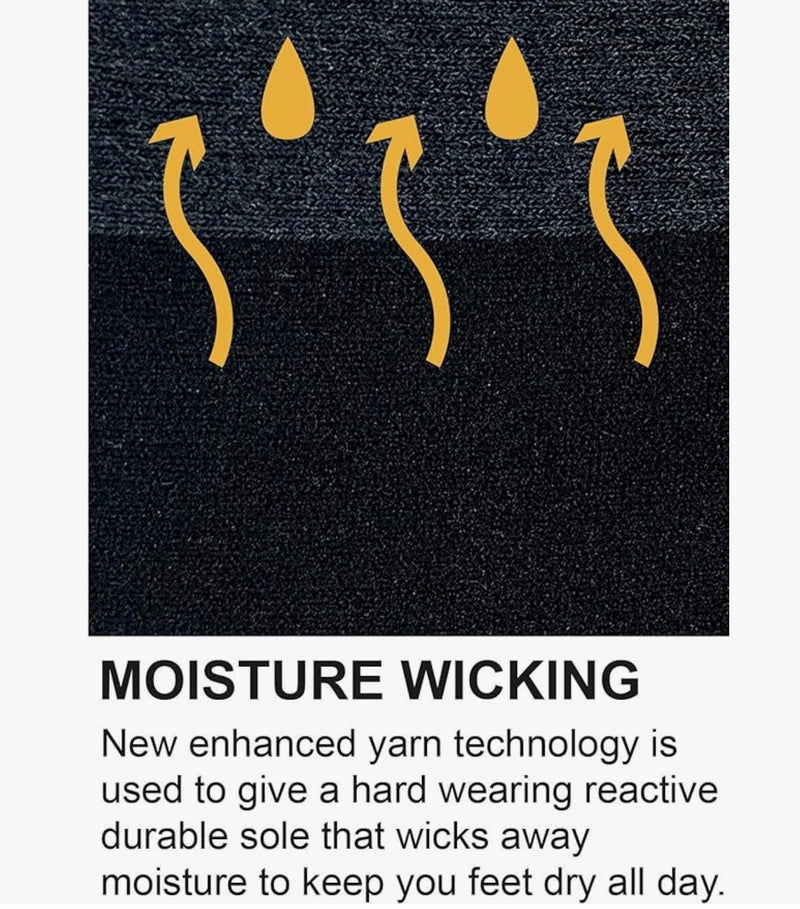 JCB Mens 3 Pack Work Boot Socks Navy/Black/Grey 6-11