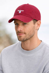 Barbour Cascade Baseball Cap Washed Raspberry Northern Ireland Belfast