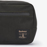 Barbour Field Canvas Hanging Wash Bag Olive/Black Northern Ireland