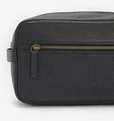 Barbour Highgate Leather Wash Bag Black Northern Ireland Belfast