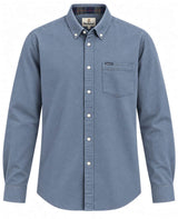 Barbour Marsden Men’s Long Sleeve Shirt Tarn Blue Northern Ireland