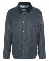 Barbour Mens Ambleside Waxed Jacket Grey/ Blue Granite Tartan