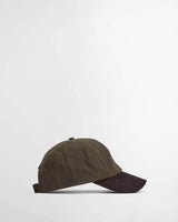 Barbour Mens Ashby Baseball Cap Olive/Brown Northern Ireland Belfast