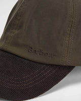 Barbour Mens Ashby Baseball Cap Olive/Brown Northern Ireland Belfast