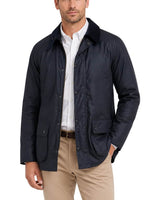 Barbour Mens Ashby Wax Jacket Navy Northern Ireland Belfast