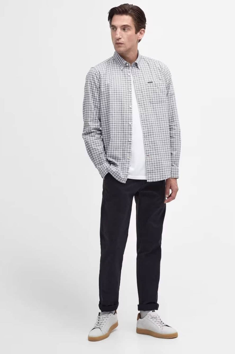 Barbour Mens Banner Tailored Shirt Chambray1