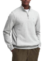 Barbour Mens Beckhill Half Zip Sweatshirt Grey Marl Northern Ireland