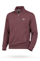 Barbour Mens Beckhill Half Zip Sweatshirt Peppercorn Northern Ireland