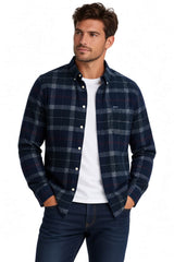 Barbour Mens Blair Cord Shirt Evergreen Tartan Northern Ireland