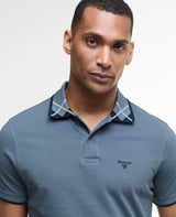 Barbour Mens Brodie Tailored Polo Shirt Blue Stone Northern Ireland