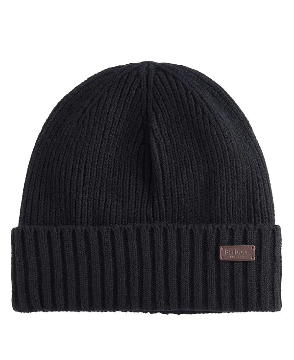 Barbour Mens Carlton Beanie Hat Black Northern Ireland Belfast