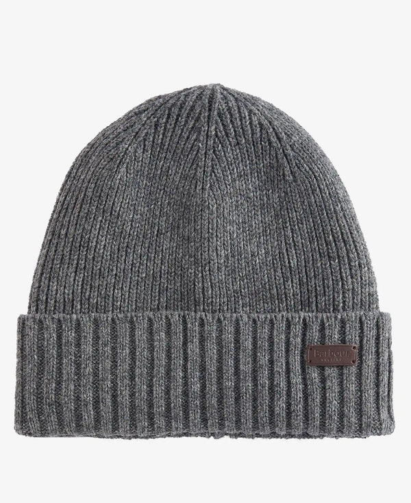 Barbour Mens Carlton Beanie Hat Grey Northern Ireland Belfast