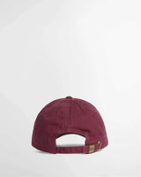 Barbour Mens Cascade Baseball Cap Dark Bordeaux Northern Ireland