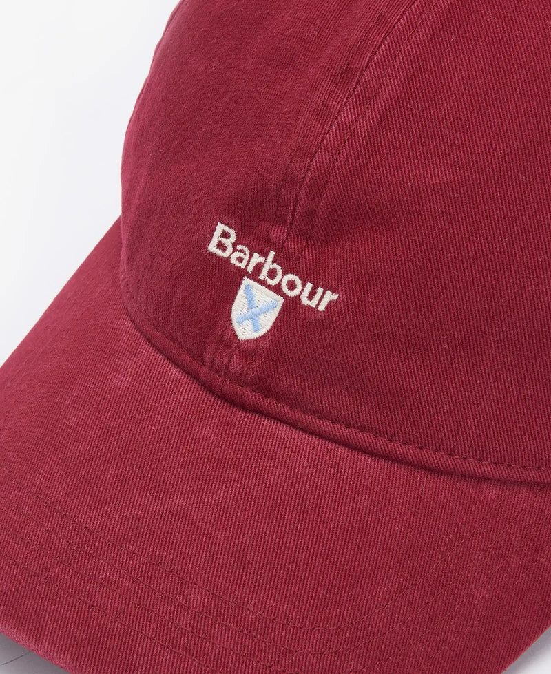 Barbour Mens Cascade Baseball Cap Highland Red Northern Ireland