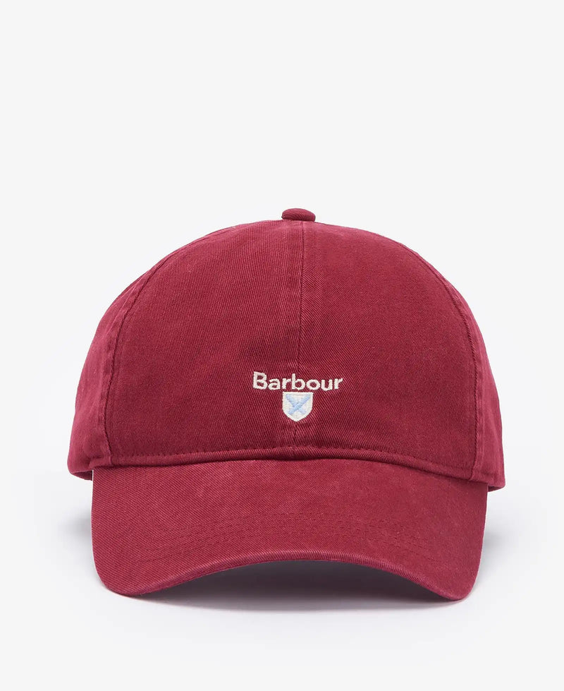 Barbour Mens Cascade Baseball Cap Highland Red Northern Ireland