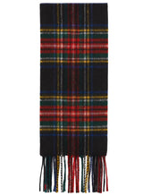 Barbour Mens Check Tartan Scarf Black Stewart Northern Ireland Belfast