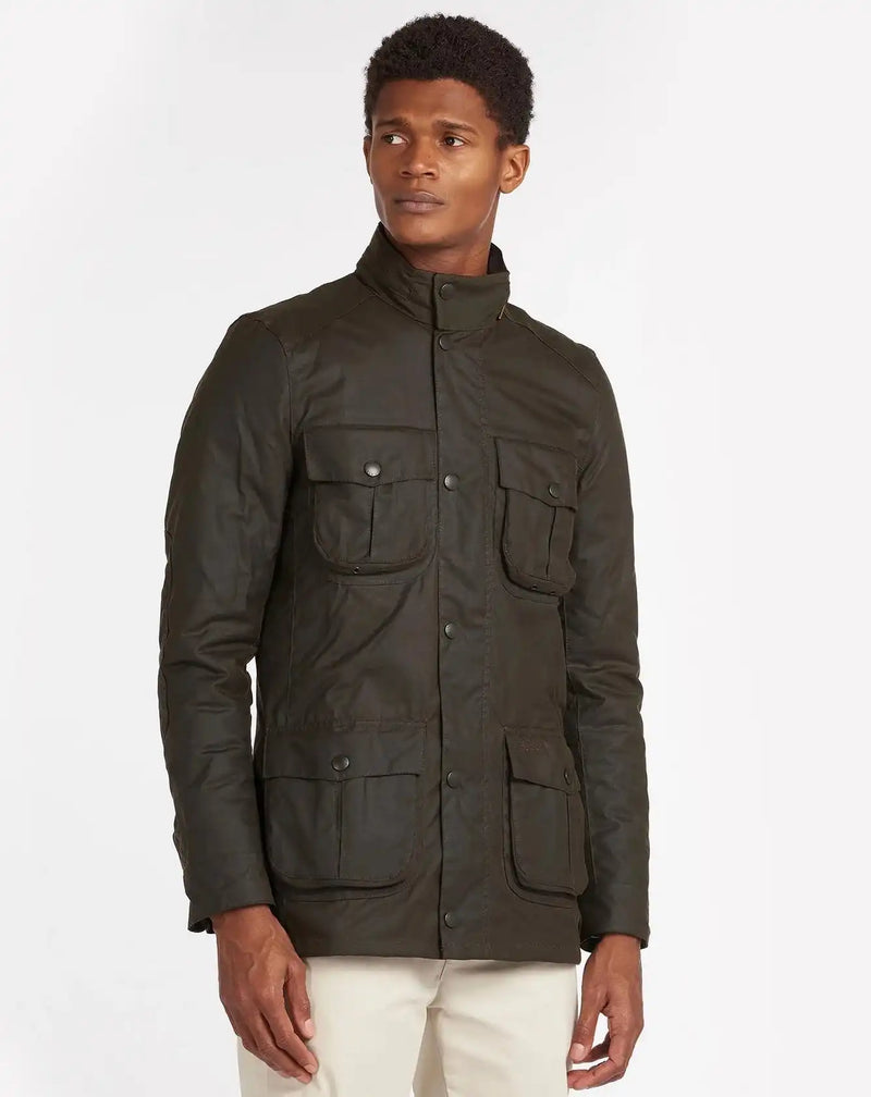 Barbour Mens Corbridge Waxed Jacket Olive