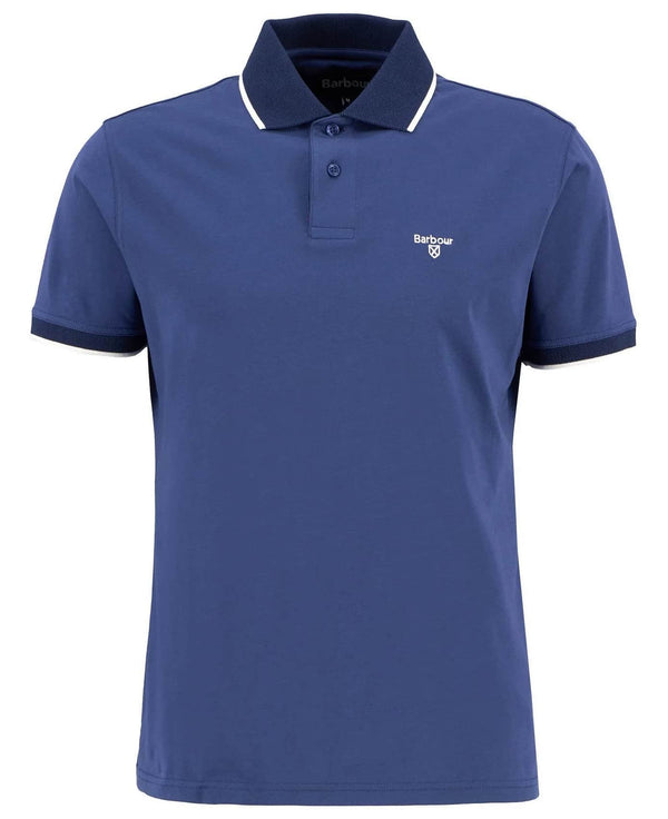 Barbour Mens Cornsay Polo Shirt Oceana Blue Northern Ireland Belfast