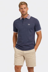 Barbour Mens Cornsay Polo Shirt Washed Navy Northern Ireland Belfast