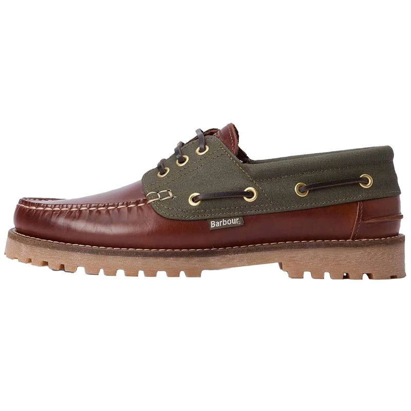 Barbour Mens Deck Boat Shoe Mahogany Northern Ireland Belfast
