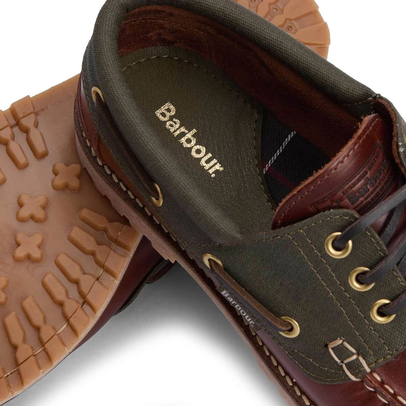 Barbour Mens Deck Boat Shoe Mahogany Northern Ireland Belfast
