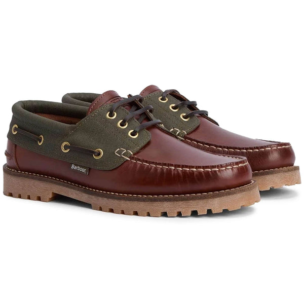 Barbour Mens Deck Boat Shoe Mahogany Northern Ireland Belfast