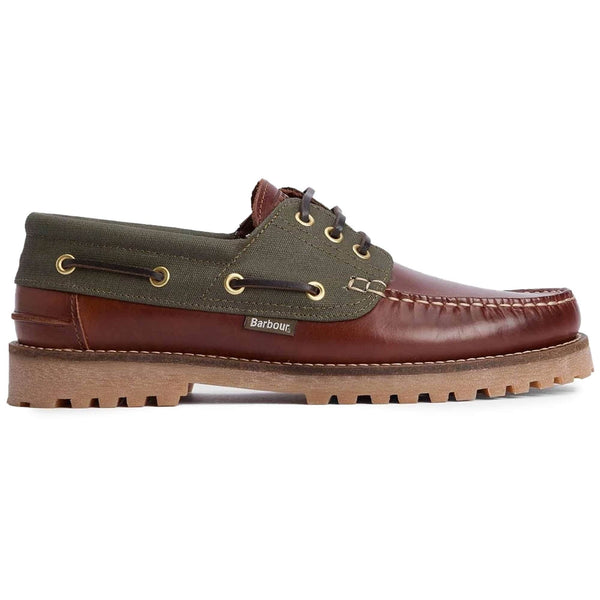 Barbour Mens Deck Boat Shoe Mahogany Northern Ireland Belfast