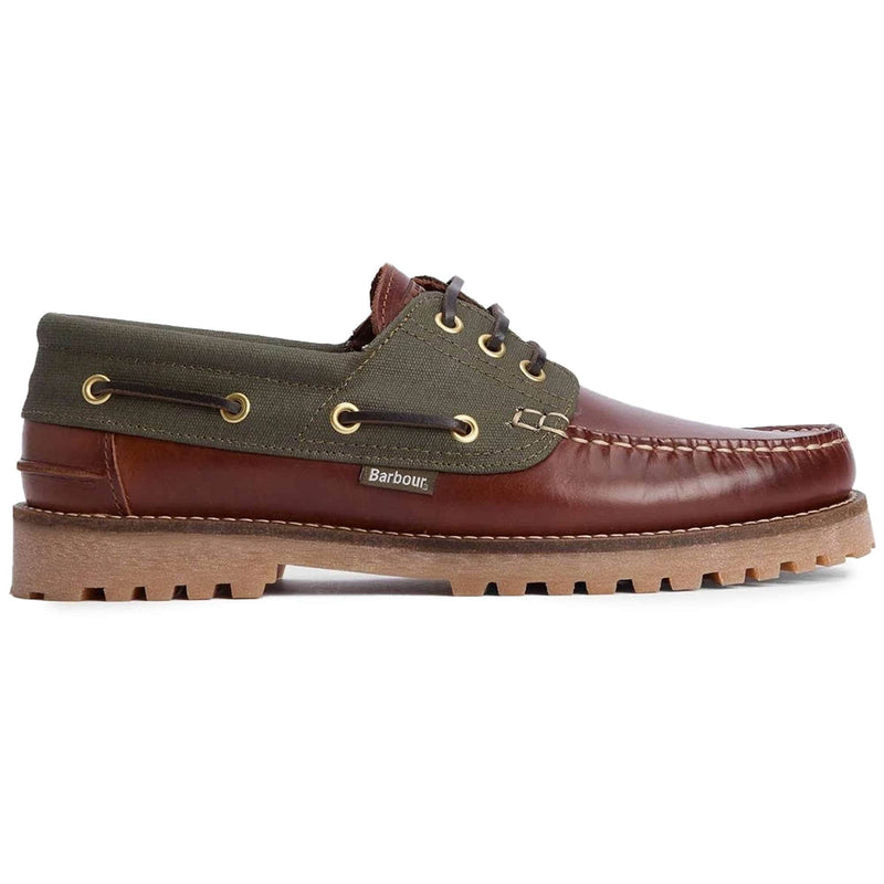 Barbour Mens Deck Boat Shoe Mahogany Northern Ireland Belfast