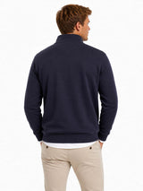Barbour Mens Desmond Half Zip Sweatshirt Navy Northern Ireland Belfast
