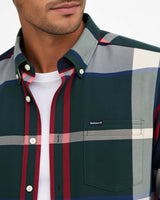 Barbour Mens Dunoon Shirt Evergreen Tartan Northern Ireland Belfast