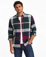 Barbour Mens Dunoon Shirt Evergreen Tartan Northern Ireland Belfast
