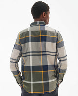 Barbour Mens Dunoon Tailored Tartan Shirt Forest Mist Northern