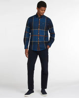 Barbour Mens Dunoon Tailored Tartan Shirt Midnight Tartan Northern