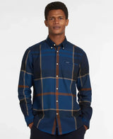 Barbour Mens Dunoon Tailored Tartan Shirt Midnight Tartan Northern