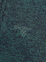 Barbour Mens Essential Lambswool Half Zip Seaweed Mix Green Northern