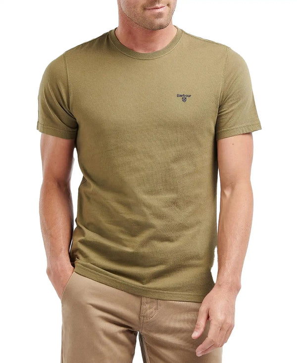 Barbour Mens Essential Sport T-Shirt Mid Olive Northern Ireland