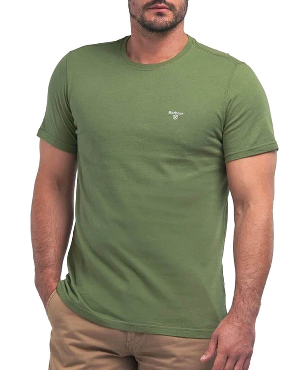Barbour Men’s Essential Sports T-Shirt Burnt Olive Northern Ireland