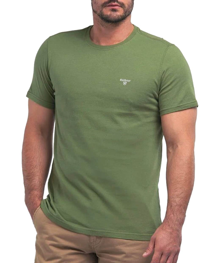 Barbour Men’s Essential Sports T-Shirt Burnt Olive Northern Ireland