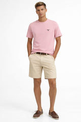 Barbour Mens Essential Sports T-Shirt Mineral Pink Northern Ireland