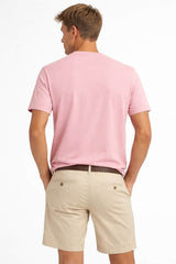 Barbour Mens Essential Sports T-Shirt Mineral Pink Northern Ireland
