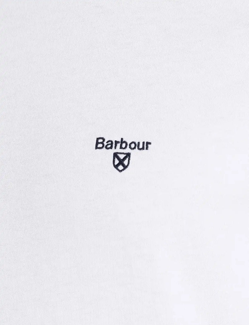 Barbour Mens Essential Sports T-Shirt White Northern Ireland Belfast