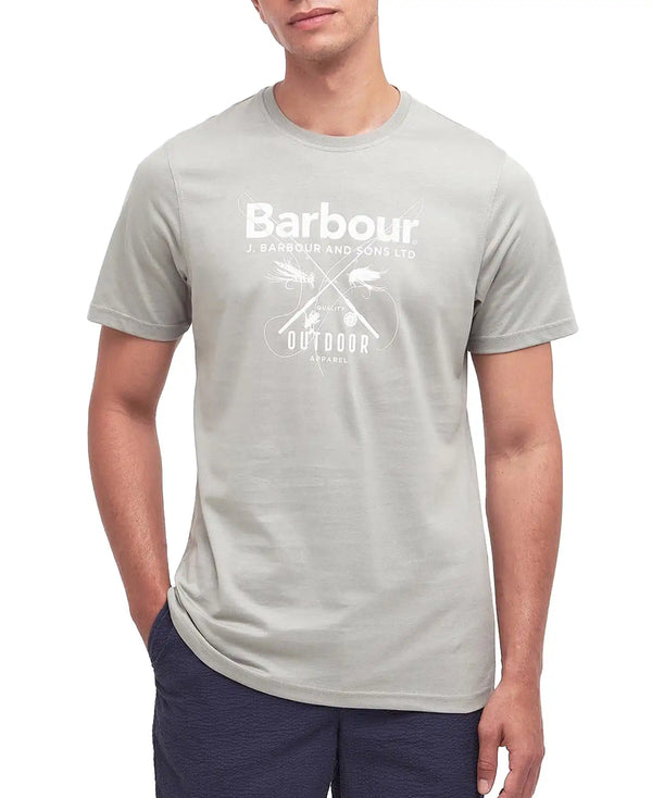 Barbour Men’s Fly Graphic T-Shirt Forest Fog Northern Ireland Belfast