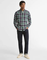 Barbour Mens Fortrose Brushed Cotton Shirt Evergreen Tartan Northern