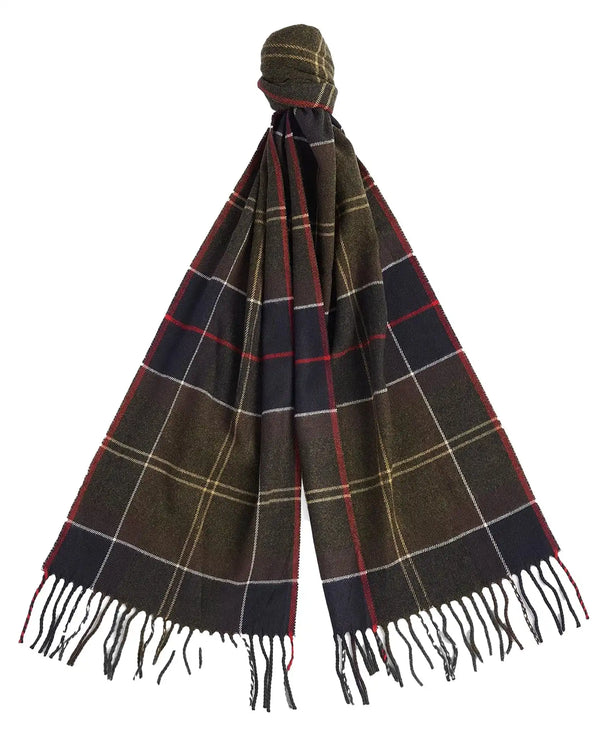 Barbour Mens Galingale Tartan Scarf Classic Northern Ireland Belfast