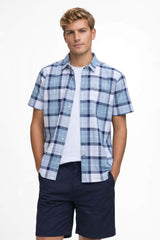 Barbour Mens Gordon Short Sleeve Shirt Northshore Tartan Northern