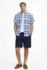 Barbour Mens Gordon Short Sleeve Shirt Northshore Tartan Northern